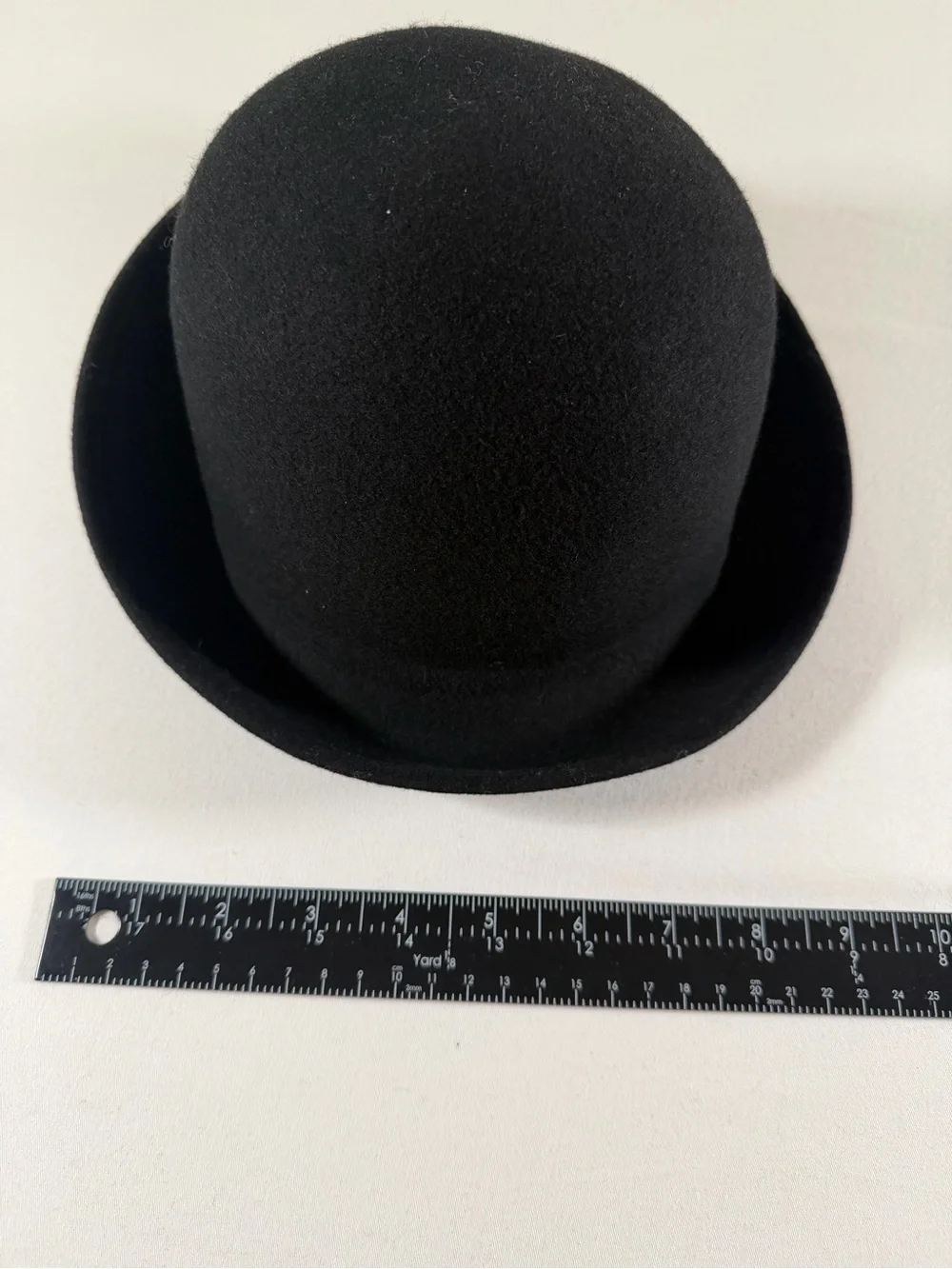 Classic Black Bowler Hat for women